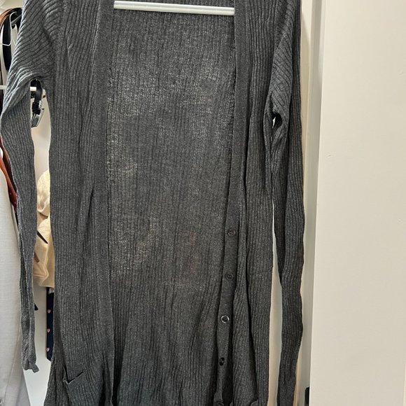 Long Ribbed Cardigan - Picture 2 of 2